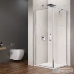   Sapho GELCO LORO nyílóajtó, oldalfallal, 900x900mm (GN4490-04)