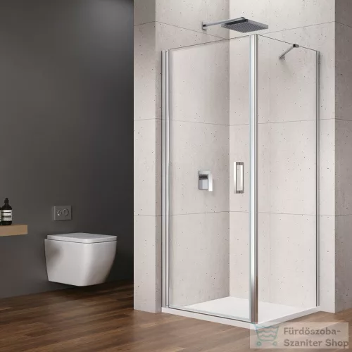 Sapho GELCO LORO nyílóajtó, oldalfallal, 900x900mm (GN4490-04)