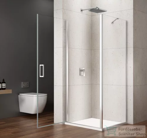 Sapho GELCO LORO nyílóajtó, oldalfallal, 900x900mm (GN4490-04)