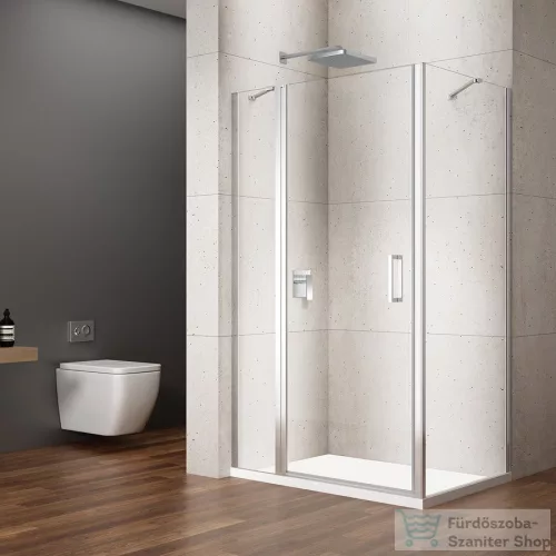 Sapho GELCO LORO nyílóajtó fixrésszel és oldalfallal 1000x900mm (GN4610-04)