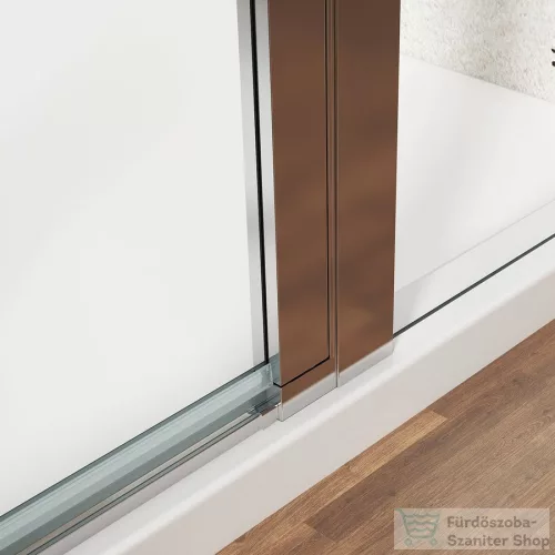 Sapho GELCO LORO nyílóajtó fixrésszel és oldalfallal 1100x1200mm (GN4611-02)