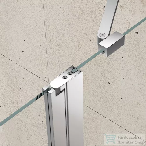 Sapho GELCO LORO nyílóajtó fixrésszel és oldalfallal 1100x1200mm (GN4611-02)