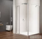 Sapho GELCO LORO nyílóajtó fixrésszel és oldalfallal 1200x1200mm (GN4612-02)