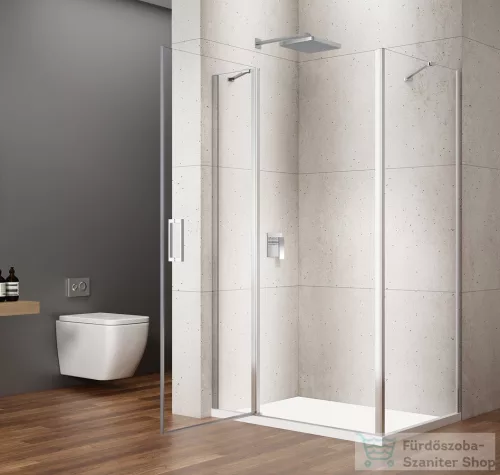 Sapho GELCO LORO nyílóajtó fixrésszel és oldalfallal 1200x800mm (GN4612-03)