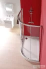 Sapho GELCO RIVA Öntöttmárvány zuhanytálca 120x90 cm, bal GR12090L