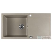   Sapho Gránit mosogató, egymedencés, 61x46,5cm, beige (GR1612)