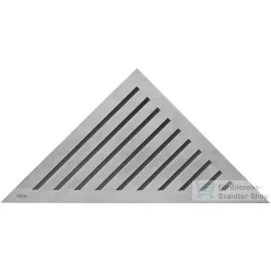   Alcaplast GRACE sarok zuhanyfolyókához rács, 382x270 mm, rozsdamentes-matt