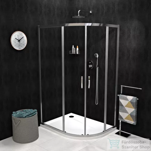 Sapho GELCO SIGMA SIMPLY íves zuhanykabin, 1000x800mm, R550, transzparent üveg (GS1080)