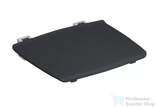 Sapho GELCO Lehajtható ülőke zuhanyzóba, 32,5x32,5 cm, max. terhelés 120 kg, sötét szürke GS120G