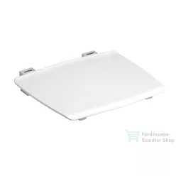   Sapho GELCO Lehajtható ülőke zuhanyzóba, 32,5x32,5 cm, max. terhelés 120 kg, fehér GS120W