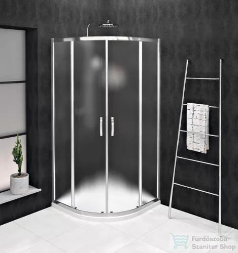 Sapho GELCO SIGMA SIMPLY íves zuhanykabin, 900x900mm, R550, brick üveg (GS6590)