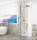 Sapho GELCO TRINITY CHROME zuhanyajtó, 1100mm, transzparent üveg, balos (GT1211CL-CH)