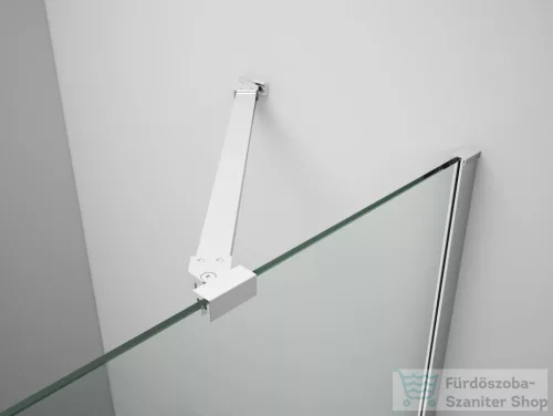 Sapho GELCO TRINITY CHROME zuhanyajtó, 1100mm, transzparent üveg, balos (GT1211CL-CH)
