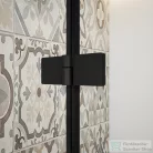 Sapho GELCO TRINITY BLACK zuhanyajtó, 1100mm, transzparent üveg, jobbos (GT1211CR-B)