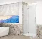 Sapho GELCO TRINITY CHROME zuhanyajtó, 1100mm, matt üveg, balos (GT1211ML-CH)
