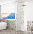 Sapho GELCO TRINITY CHROME zuhanyajtó, 1100mm, matt üveg, balos (GT1211ML-CH)