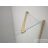 Sapho GELCO TRINITY GOLD zuhanyajtó, 1100mm, matt üveg, balos (GT1211ML-G)