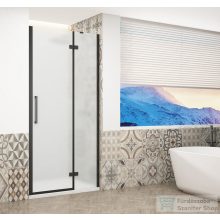   Sapho GELCO TRINITY BLACK zuhanyajtó, 1100mm, matt üveg, jobbos (GT1211MR-B)