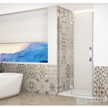   Sapho GELCO TRINITY CHROME zuhanyajtó, 1200mm, transzparent üveg, balos (GT1212CL-CH)