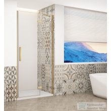   Sapho GELCO TRINITY GOLD zuhanyajtó, 1200mm, transzparent üveg, jobbos (GT1212CR-G)