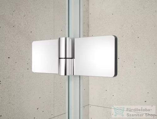 Sapho GELCO TRINITY CHROME szögletes zuhanykabin, 1000x800mm, transzparent üveg, jobbos (GT5680-10CR-CH)