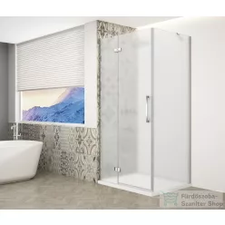   Sapho GELCO TRINITY CHROME szögletes zuhanykabin, 1000x800mm, matt üveg, balos (GT5680-10ML-CH)