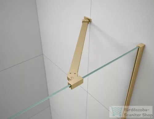 Sapho GELCO TRINITY GOLD MATT szögletes zuhanykabin, 1000x800mm, matt üveg, balos (GT5680-10ML-G)