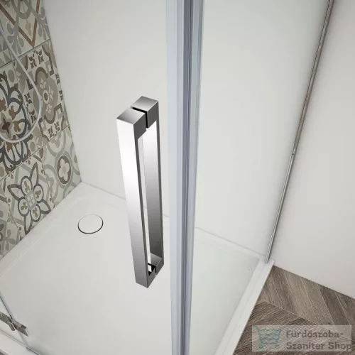 Sapho GELCO TRINITY CHROME szögletes zuhanykabin, 1100x800mm, transzparent üveg, balos (GT5680-11CL-CH)