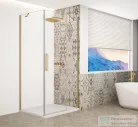 Sapho GELCO TRINITY GOLD MATT szögletes zuhanykabin, 1100x800mm, transzparent üveg, jobbos (GT5680-11CR-G)