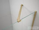 Sapho GELCO TRINITY GOLD MATT szögletes zuhanykabin, 1100x800mm, matt üveg, balos (GT5680-11ML-G)