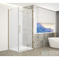   Sapho GELCO TRINITY GOLD MATT szögletes zuhanykabin, 1100x800mm, matt üveg, jobbos (GT5680-11MR-G)