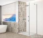 Sapho GELCO TRINITY CHROME szögletes zuhanykabin, 1200x800mm, transzparent üveg, balos (GT5680-12CL-CH)