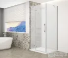 Sapho GELCO TRINITY CHROME szögletes zuhanykabin, 1200x800mm, matt üveg, balos (GT5680-12ML-CH)