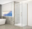 Sapho GELCO TRINITY GOLD MATT szögletes zuhanykabin, 1200x800mm, matt üveg, balos (GT5680-12ML-G)