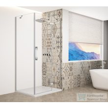   Sapho GELCO TRINITY CHROME szögletes zuhanykabin, 800x800mm, transzparent üveg, jobbos (GT5680-80CR-CH)