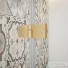 Sapho GELCO TRINITY GOLD MATT szögletes zuhanykabin, 900x800mm, transzparent üveg, balos (GT5680-90CL-G)