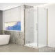 Sapho GELCO TRINITY GOLD MATT szögletes zuhanykabin, 900x800mm, matt üveg, balos (GT5680-90ML-G)