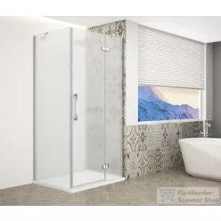   Sapho GELCO TRINITY CHROME szögletes zuhanykabin, 900x800mm, matt üveg, jobbos (GT5680-90MR-CH)