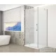 Sapho GELCO TRINITY CHROME szögletes zuhanykabin, 1000x900mm, matt üveg, balos (GT5690-10ML-CH)