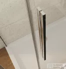 Sapho GELCO LUXOR tolóajtó két fal közé, 1000mm, transzparent üveg, króm profil (GU1210CH)