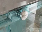 Sapho GELCO LUXOR tolóajtó két fal közé, 1300mm, transzparent üveg, króm profil (GU1213CH)