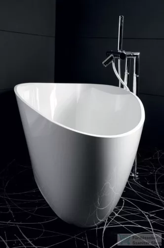 Sapho GELCO ELIPSIE szabadonálló kád, 170x77cm, 330l, öntöttmárvány (GVEL1700)