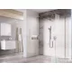 Ravak Walk-In Corner 110x80 cm-es zuhanyfal 120 cm-es merevítővel,króm/transparent GW1CD4C0SZ1