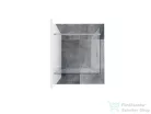 Ravak Walk-In Corner 110x80 cm-es zuhanyfal 120 cm-es merevítővel,króm/transparent GW1CD4C0SZ1