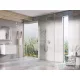 Ravak Walk-In Free 120 cm-es zuhanyfal 2 db 120 cm-es merevítővel,króm/transparent GW9FG0C0SZ1
