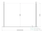 Ravak Walk-In Free 120 cm-es zuhanyfal 2 db 120 cm-es merevítővel,króm/transparent GW9FG0C0SZ1