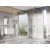 Ravak Walk-In Free 150 cm-es zuhanyfal 2 db 120 cm-es merevítővel,fekete/transparent GW9FP030SZ1