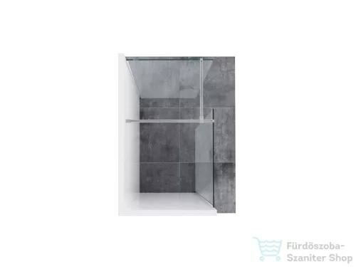 Ravak Walk-In Double Wall 130-180x140 cm-es zuhanyfal 120 cm-es merevítővel,króm/transparent GW9W10C00Z1SET70140