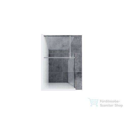 Ravak Walk-In Double Wall 160-210x120 cm-es zuhanyfal 120 cm-es merevítővel,króm/transparent GW9WA0C00Z1SET100120