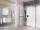 Ravak Walk-In Double Wall 170-220x70 cm-es zuhanyfal 120 cm-es merevítővel,fekete/transparent GW9WD0300Z1SET11070